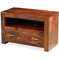 Archers Santa Clara 1 Drawer Acacia Small Wooden TV Cabinet Assembled