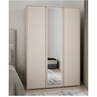 Very Home Lisson 3 Door Mirrored Wardrobe - Oatmeal - Fsc&Reg; Certified