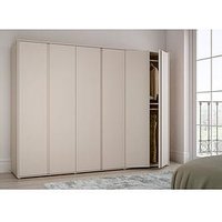 Very Home Lisson 6 Door Wardrobe - Oatmeal - Fsc&Reg; Certified
