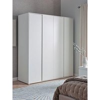 Very Home Lisson 4 Door Wardrobe With Internal Chest Of Drawers - White - Fsc&Reg; Certified