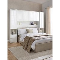 Very Home Layton Gloss Overbed Unit - White - Fsc&Reg; Certified