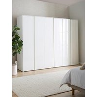 Very Home Layton Gloss 6 Door Wardrobe - White  - Fsc&Reg; Certified