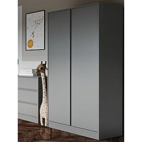Little Acorns Kiko Double Wardrobe - Grey