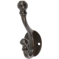 30mm x 95mm Black Ball End Hat & Coat Hook