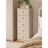 One Call Alderley Ready Assembled Narrow 5 Drawer Chest