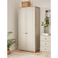 One Call Alderley Ready Assembled 2 Door Wardrobe