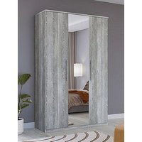 Very Home Home Essentials - Prague 3 Door Mirrored Wardrobe - Fsc&Reg; Certified