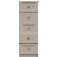 One Call Reid Ready Assembled 5 Drawer Tall Boy