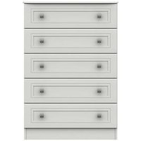 One Call Harris Ready Assembled 5 Drawer Chest