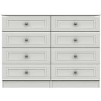 One Call Harris Ready Assembled 4 + 4 Drawer Chest