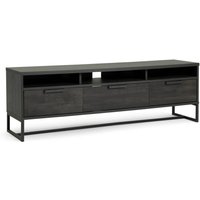 Habitat Nomad 3 Drawer TV Unit Black Modern and Functional Media Storage Unit