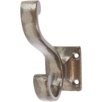 35mm x 80mm Raw Square Back Hat & Coat Hook