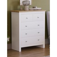 Vida Designs Arlington 2 + 3 Drawer Chest - White