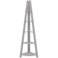 Lpd Furniture Tiva Corner Ladder Shelving - Grey