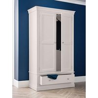 Julian Bowen Clermont 2 Door 1 Drawer Wardrobe