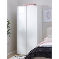 Very Home Layton Gloss 2 Door Wardrobe - White - Fsc&Reg; Certified