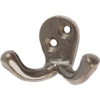 50mm x 35mm Raw Double Coat Hook