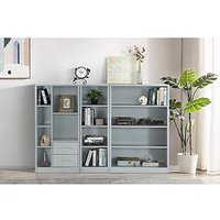 Very Home Metro 3 Piece Storage Bookcase Package - Grey - Fsc&Reg; Certified