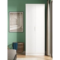 Swift Adair Ready Assembled 2 Door Wardrobe - Matt White