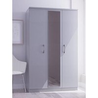 Swift Elton Part Assembled 3 Door Mirrored Wardrobe - Fsc&Reg; Certified