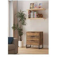 Swift Emerson Ready Assembled 3 Drawer Chest