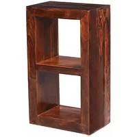 Archers Santa Clara Acacia Small Wooden Display Cabinet Assembled