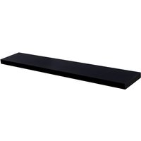 100cm Black Modern Floating Shelf