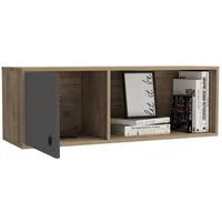 Core Vegas Oak and Grey Wall Storage Unit