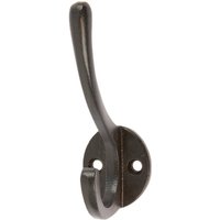 25mm x 80mm Black Hat & Coat Hook