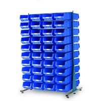 Machine Mart Xtra Topstore MDS1.5 Spacemaster TC Double Sided Bin Kit 80 x TC4 Blue 011528C