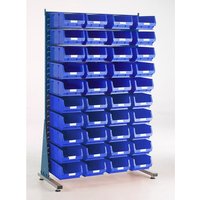 Machine Mart Xtra Topstore MSS1.5 Spacemaster TC Single Sided Bin Kit 40 x TC4 Blue 011518C
