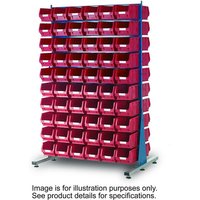 Machine Mart Xtra Barton Storage 011524B MDS1.5 Spacemaster Double Sided Starter Kit With 240 TC2 Bins
