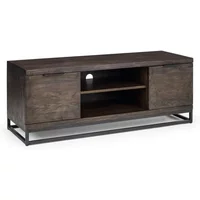 Julian Bowen Brooklyn Dark Oak Wooden 2 Door TV Cabinet