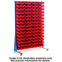 Barton Storage Topstore MSS1.5 Spacemaster TC Single Sided Bin Kit 60 x TC3 Red 011516B