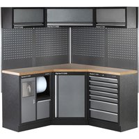 Clarke Clarke COMBGSM05 Modular Corner Storage System 19 Piece Package Wooden Worktops
