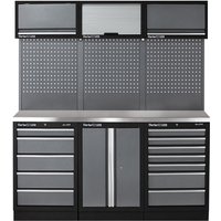 Clarke Clarke COMBGSM04 Modular Storage System 14 Piece Package Stainless Steel Worktops
