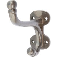 35mm x 85mm Flat Top Ball End Raw Hat & Coat Hook