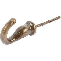 20mm x 35mm Brass Screw Hook