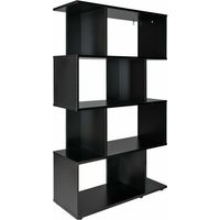 Hayward 5 Shelf Bookcase Black Gloss Modern and Stylish Storage Solution
