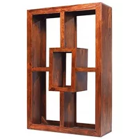 Archers Santa Clara Acacia Wooden Shelving Unit Assembled