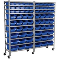 Sealey Sealey TPS72 72 Bin Mobile Bin Storage System