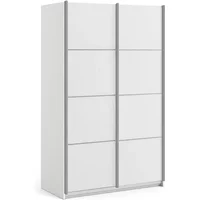 Furniture To Go Verona White Sliding Door Double Wardrobe