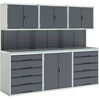 Bott Bott Verso Modular Workshop with 6 Units - Anthracite