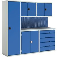 Bott Bott Verso Modular Workshop with 5 Units - Blue