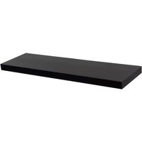 80cm Black Modern Floating Shelf