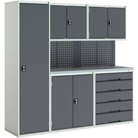 Bott Bott Verso Modular Workshop with 5 Units - Anthracite