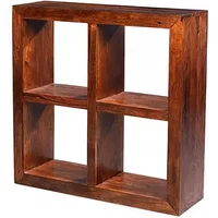 Archers Santa Clara Acacia Large Wooden Display Cabinet Assembled