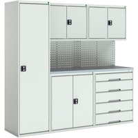 Bott Bott Verso Modular Workshop with 5 Units - Light Grey