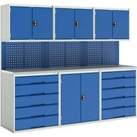 Bott Bott Verso Modular Workshop with 6 Units - Blue