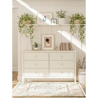Dorel Home Franklin 6 Drawer Dresser White